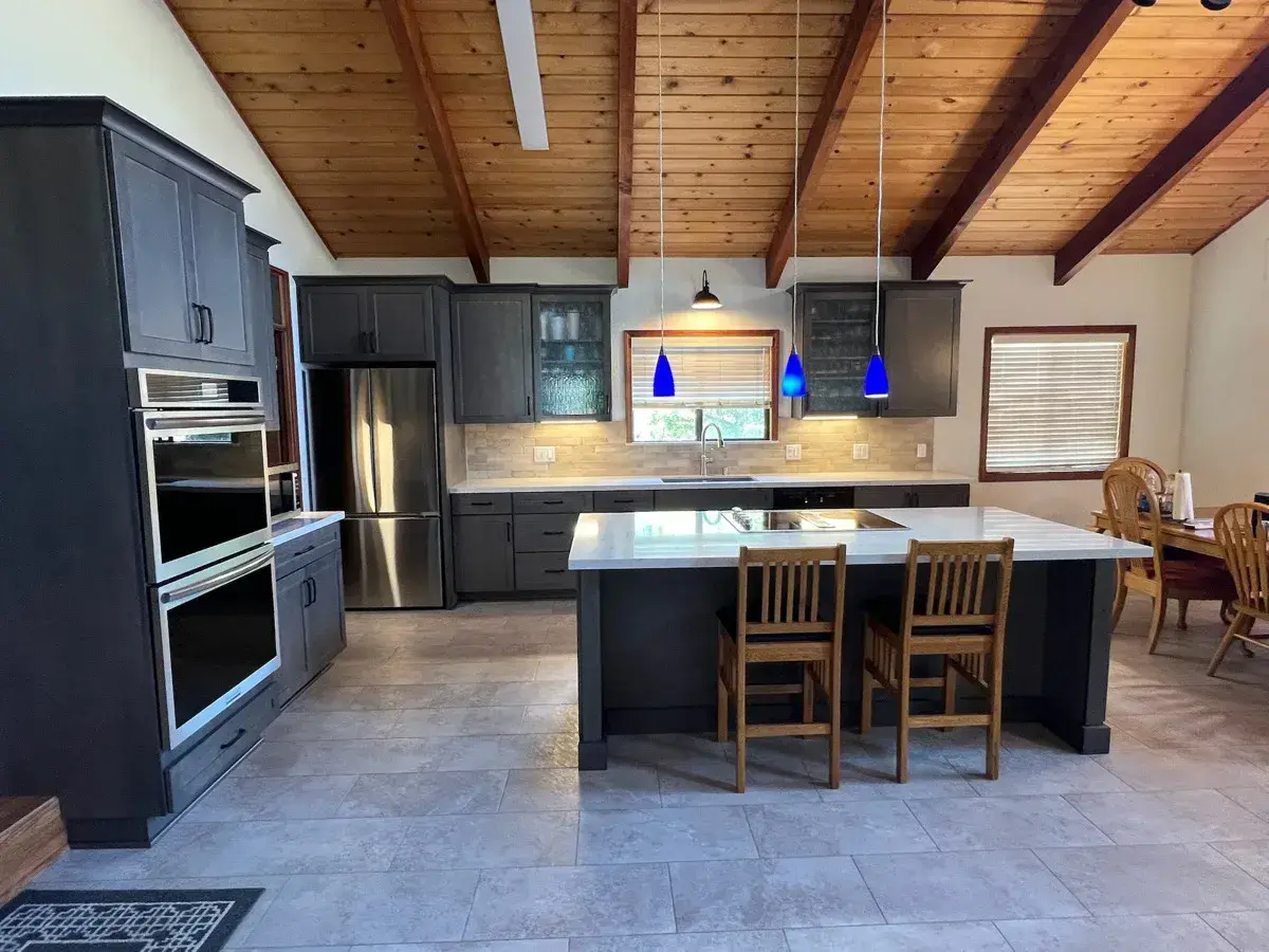 Custom cabinets installed by Barron's